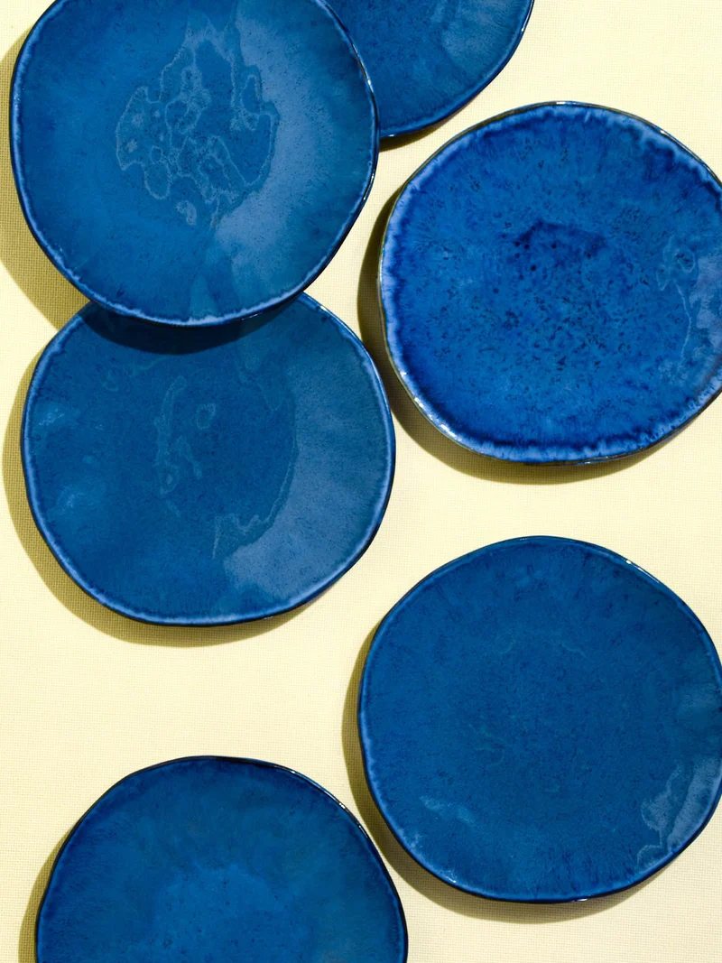 Petite assiette Onda | Bleu abyssal