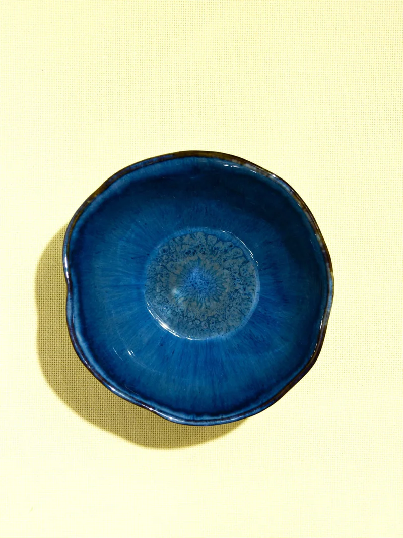 Grand bol Onda | Bleu abyssal