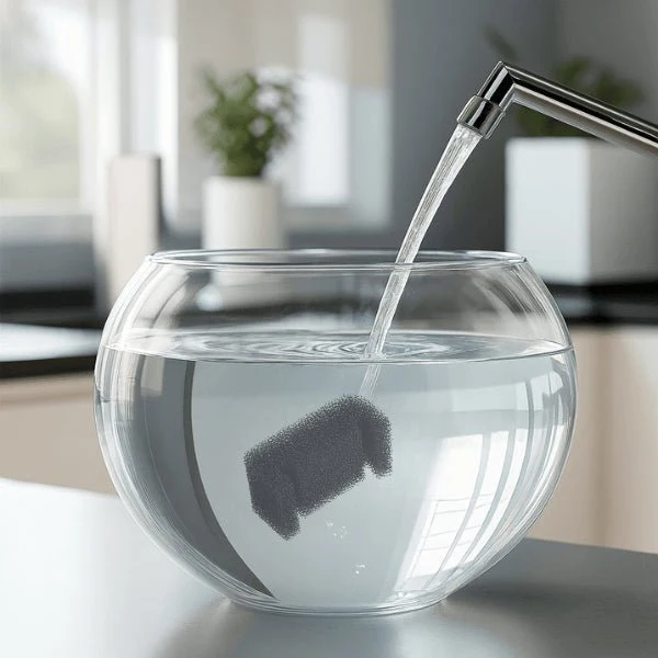 Filtre pour pompe fontaine à eau chat - arrière