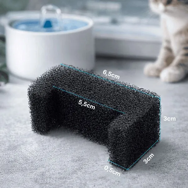 Filtre pour pompe fontaine à eau chat - arrière