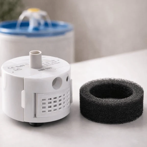 Filtre pour pompe fontaine chat - circulaire