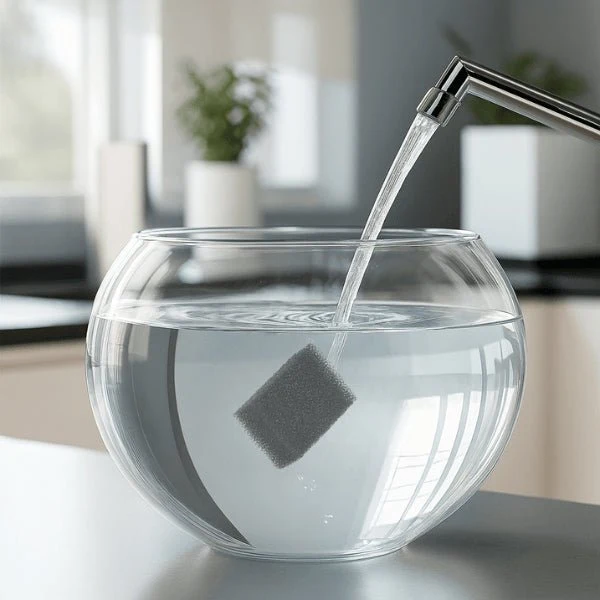 Filtre pompe fontaine chat - intérieur