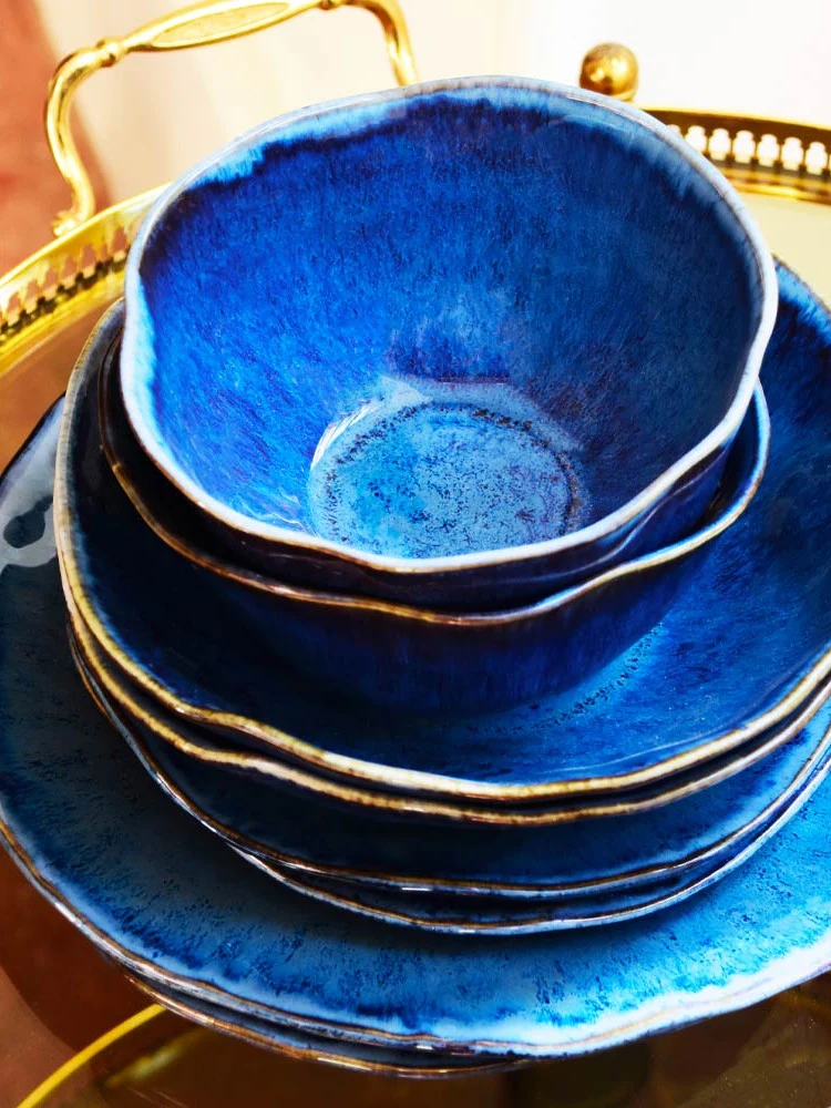 Service pour 2 Onda | Bleu abyssal