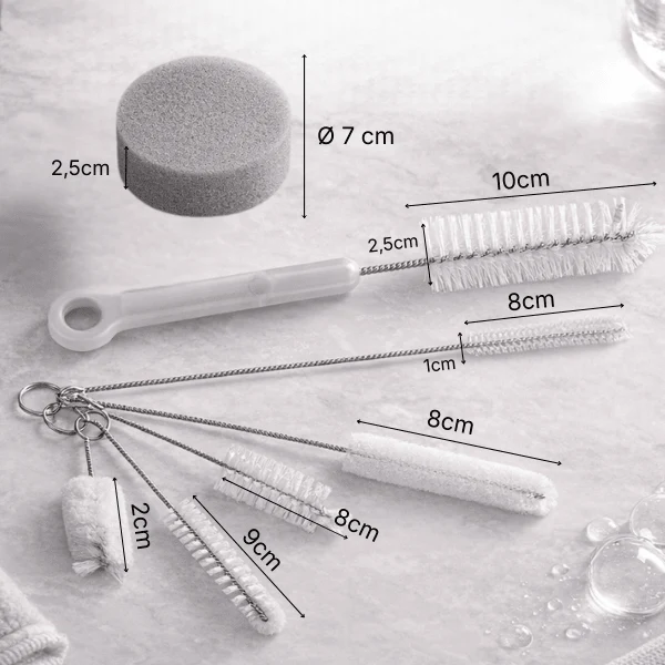 Kit nettoyage pour pompe fontaine à eau chat