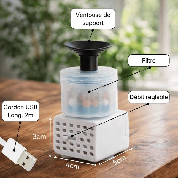 Pompe fontaine eau chat - cartouche filtre