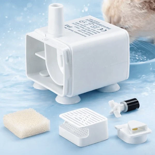 Pompe pour fontaine eau chat - filtrante