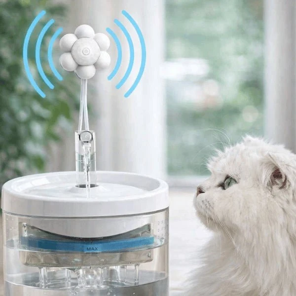 Pompe pour fontaine à eau chat - détecteur mouvement