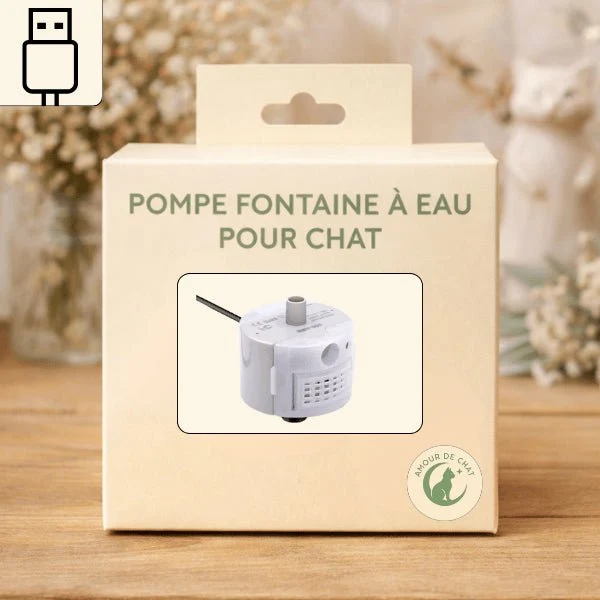 Pompe fontaine à eau chat - norme IP68