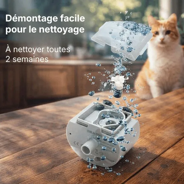 Pompe fontaine à eau chat - norme IP68