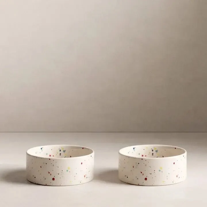 Gamelles pour chien en céramique artisanale New Party — Egg Back Home