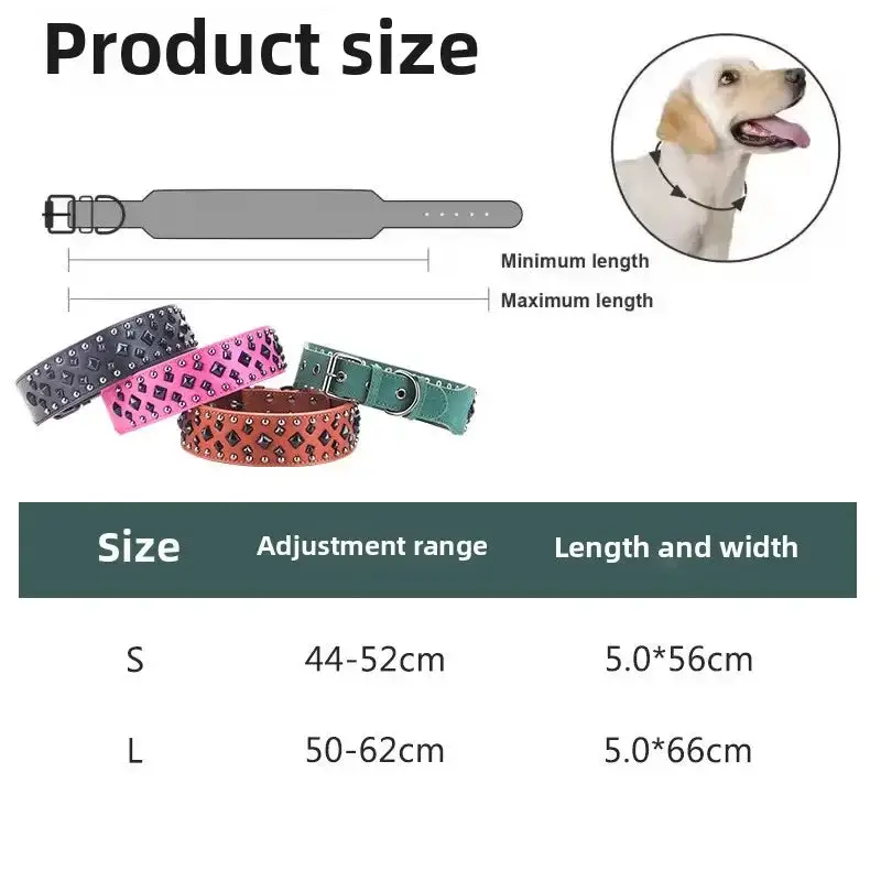 Collier chien solide