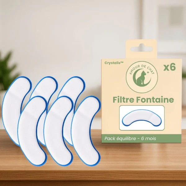 Filtre fontaine chat à robinet - Crystalis™ : Eau cristalline