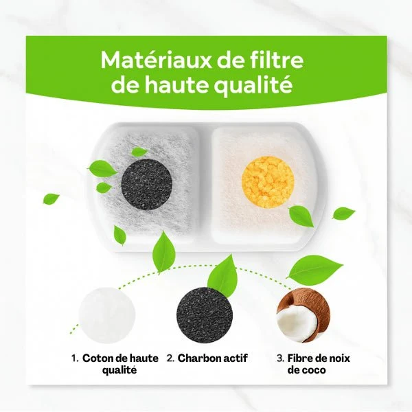 Filtre fontaine à chat - Catronic™ : Multi-filtration