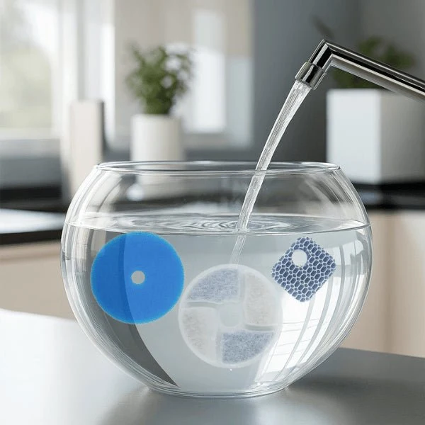 Filtre fontaine eau pour chat - Vortex™ : Ultra-filtrant