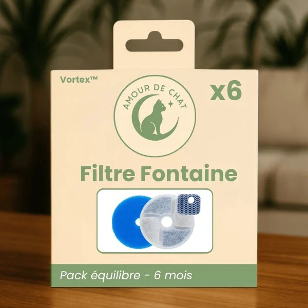 Fontaine chat en inox automatique – Vortex™