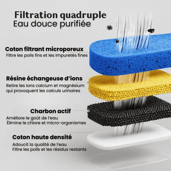 Filtres fontaine chat - Studiofresh™ : Santé optimale