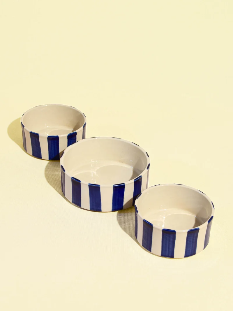 Grand bol | Bleu Linhas