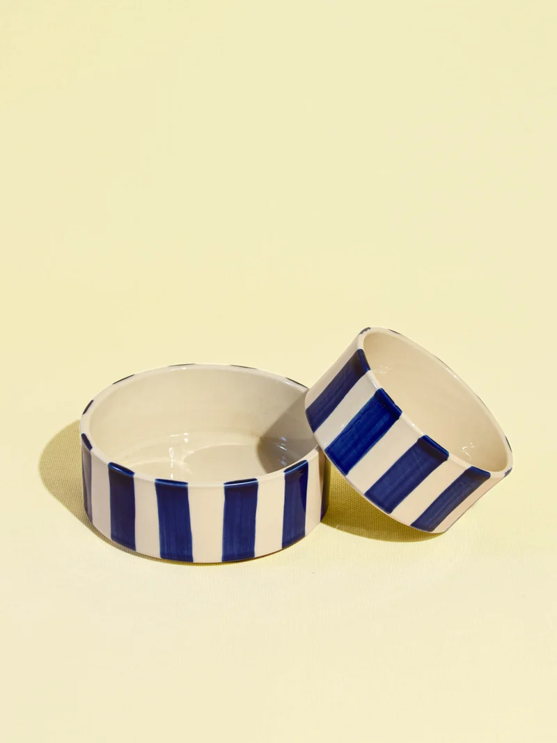 Grand bol | Bleu Linhas