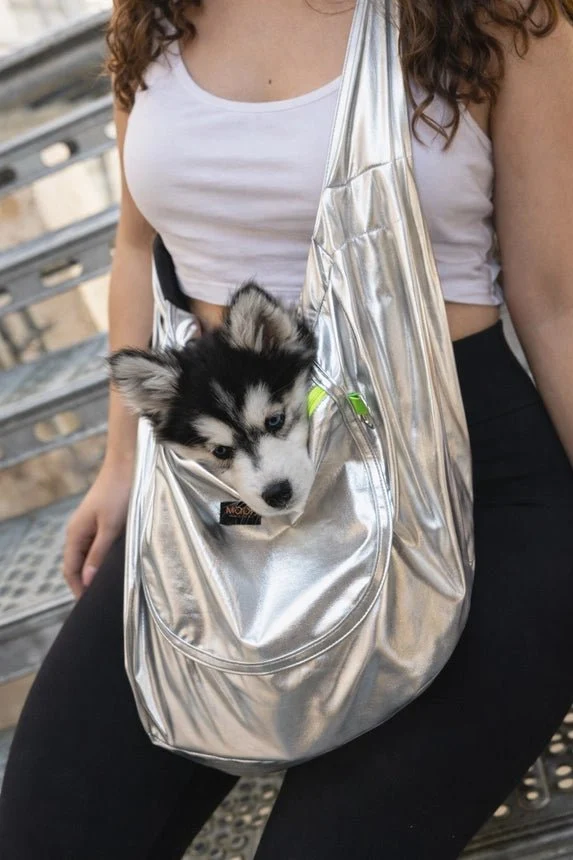 Sac de transport bandoulière pour chien Le Loop MOOF — Style & Liberté