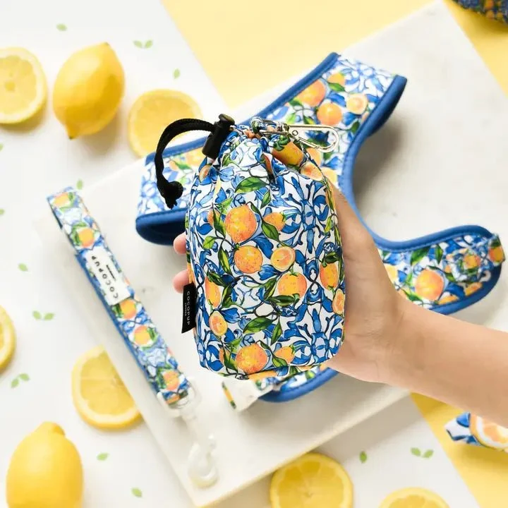 Pochette à friandises pour chien Amalfi Lemon CocoPup London
