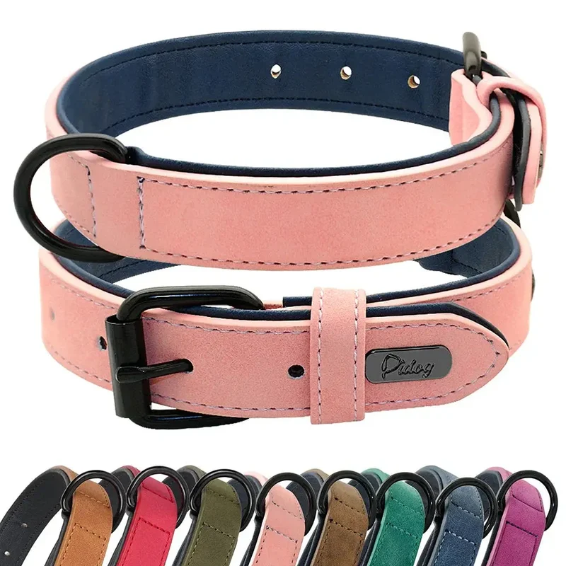 Collier style cuir pour chien