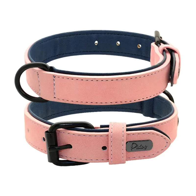 Collier style cuir pour chien