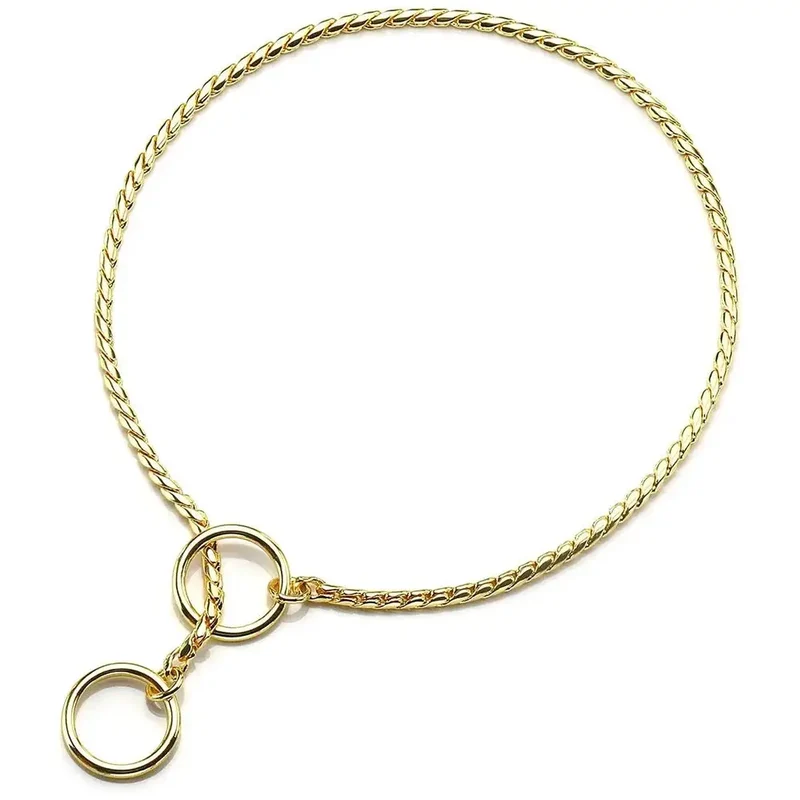 Collier étrangleur chainette chromé