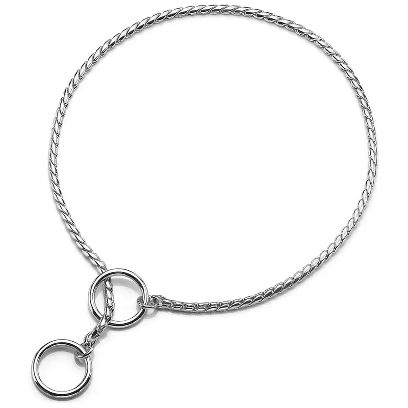 Collier étrangleur chainette chromé