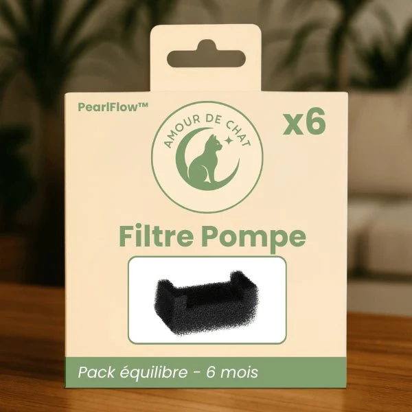 Filtre fontaine eau chat - PearlFlow™ : Microfiltrant