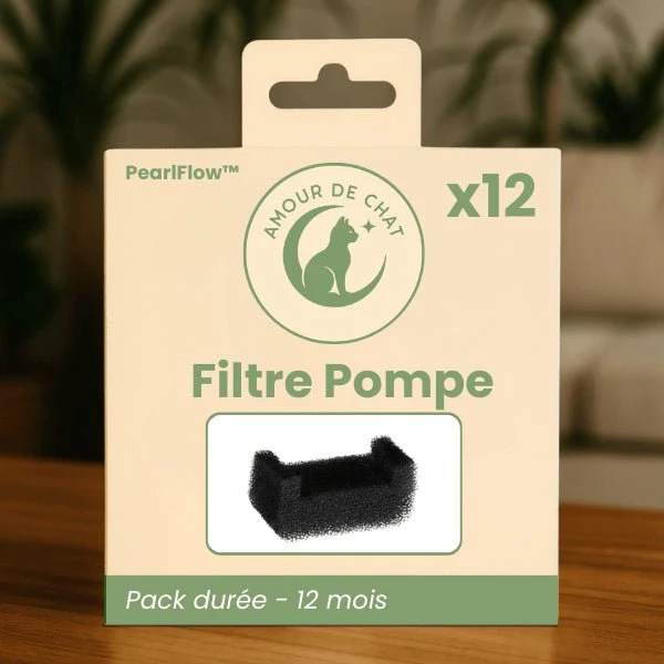 Filtre fontaine eau chat - PearlFlow™ : Microfiltrant