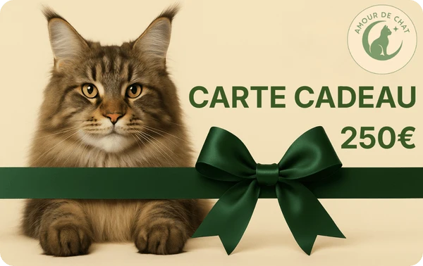 Carte cadeau chat - Plaisir et bonheur félin
