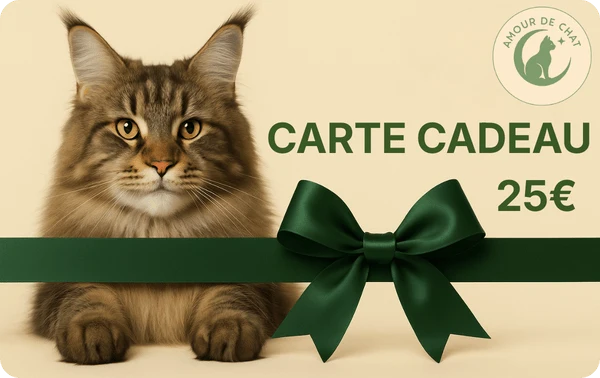 Carte cadeau chat - Plaisir et bonheur félin