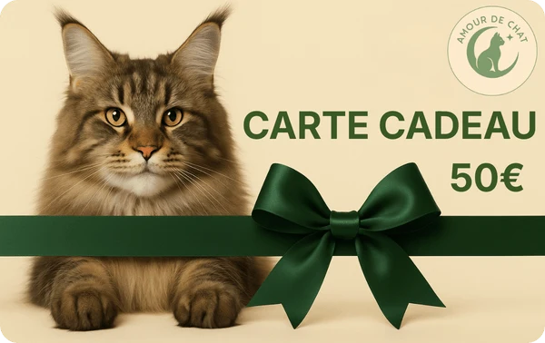 Carte cadeau chat - Plaisir et bonheur félin