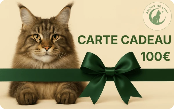 Carte cadeau chat - Plaisir et bonheur félin