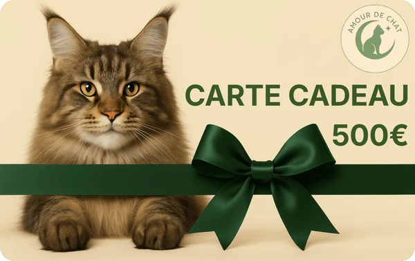 Carte cadeau chat - Plaisir et bonheur félin