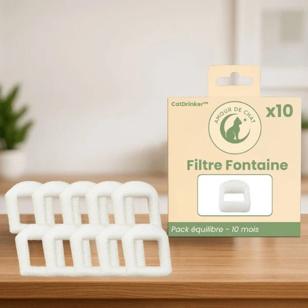 Filtre fontaine a eau chat - CatDrinker™ : Purification d'eau