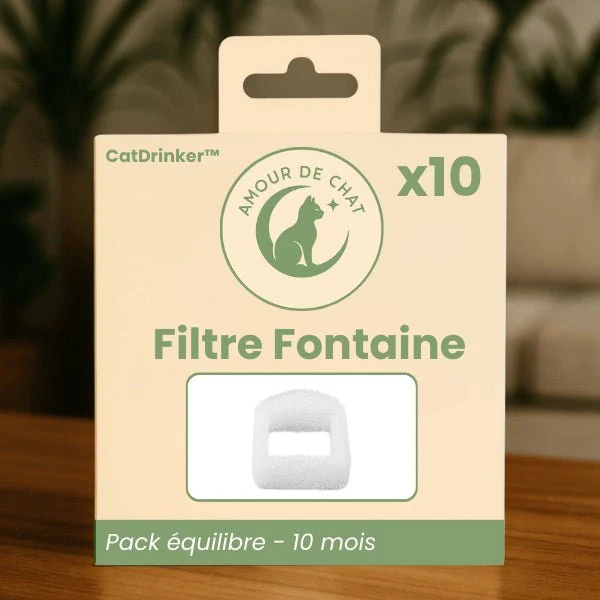Filtre fontaine a eau chat - CatDrinker™ : Purification d'eau