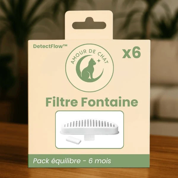 Filtre fontaine chat - DetectFlow™ : eau saine
