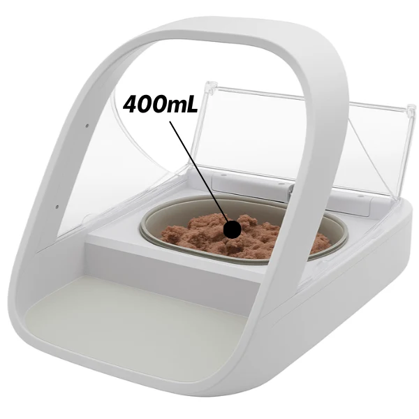 Gamelle automatique chat avec puce - MiaoMatic Puce™ : repas exclusif