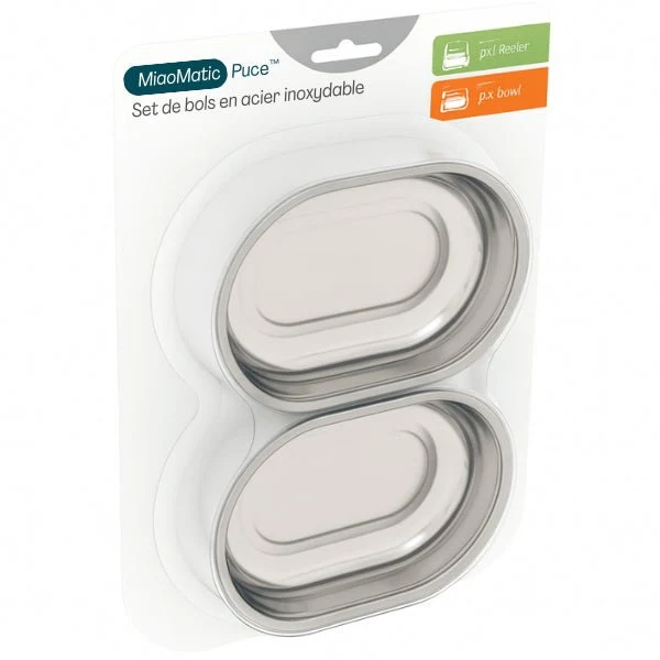 Gamelle automatique chat avec puce - MiaoMatic Puce™ : repas exclusif