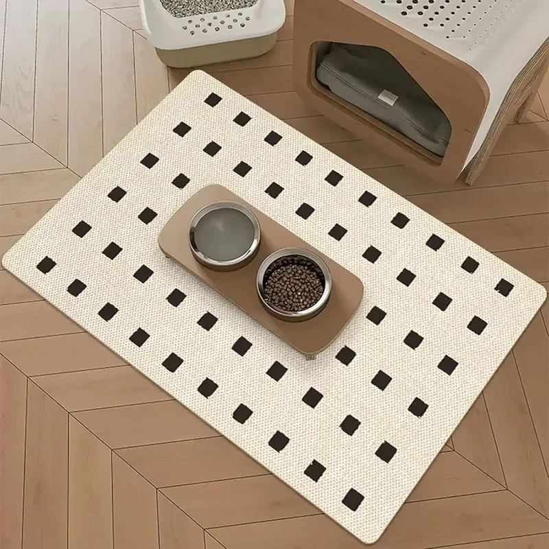 Tapis absorbant pour gamelle chien