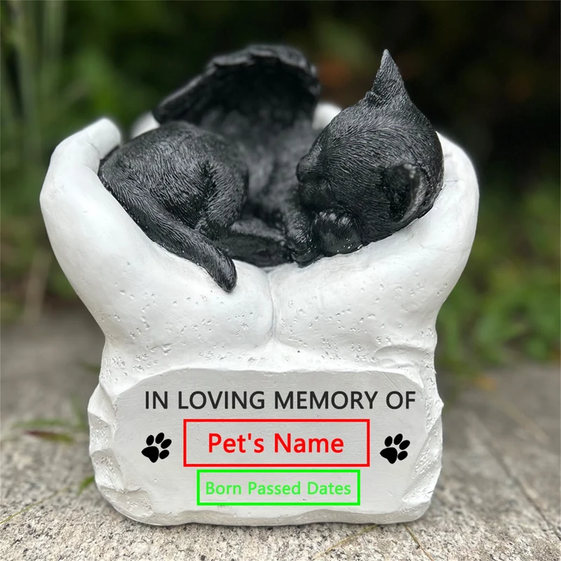 Urne personnalisable pour chat