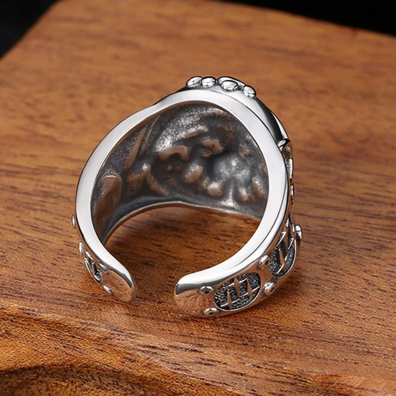 Bague chat motard