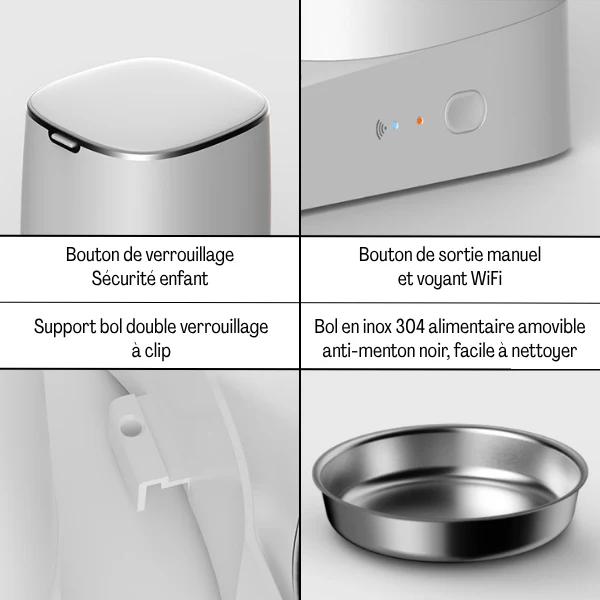 Distributeurs croquettes - CroqLink™ : automatique pour 1 ou 2 chats