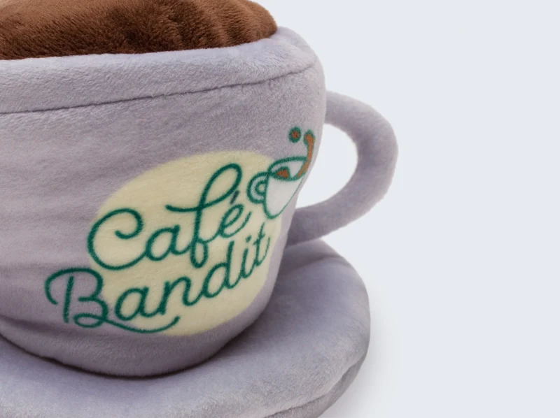 Jouet pour chien en forme de tasse à café