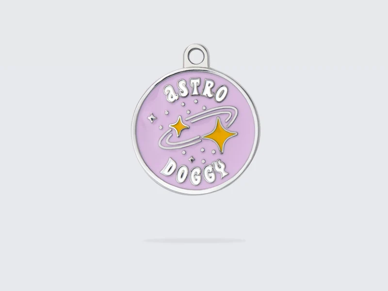 Médaille astrologie pour chien