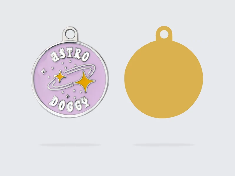 Médaille astrologie pour chien