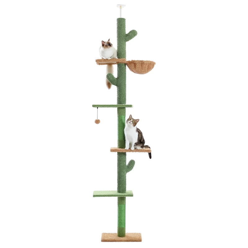 Arbre à chat ajustable 239-275cm style cactus