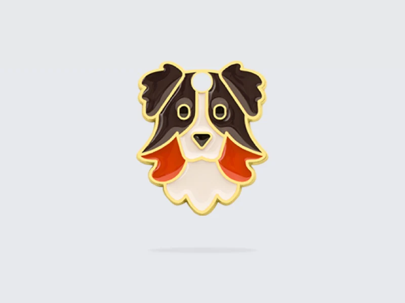 Médaille berger pour chien