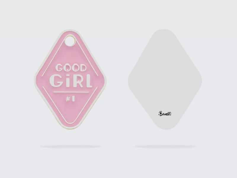 Médaille good girl pour chien